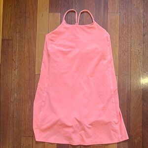 Athleta Vibrant coral Halter Dress